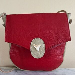 Triton Genuine Shark Skin Crossbody Bag